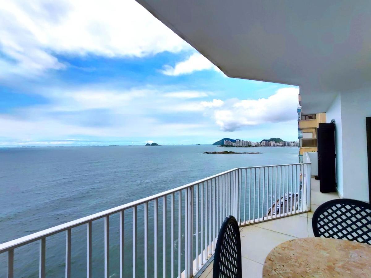 Apartamento Guarujá morro do Maluf de frente ao mar! Exterior foto