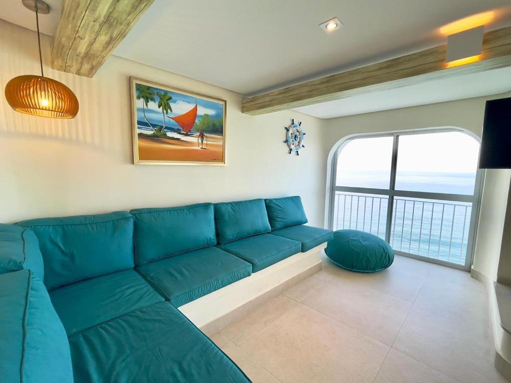 Apartamento Guarujá morro do Maluf de frente ao mar! Exterior foto