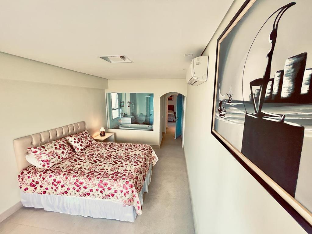 Apartamento Guarujá morro do Maluf de frente ao mar! Exterior foto